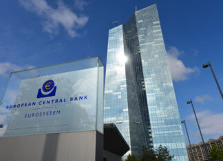 Europa: le banche irrigidiscono «a sorpresa» i criteri per la concessione dei prestiti, dice la Bce BCE-edificio-insegna